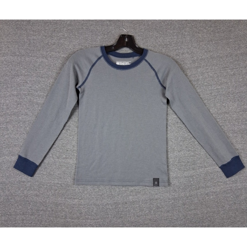 Mountain Warehouse Youth Unisex 9-10 Shirt Baselayer Merino Outdoor Hiking Gorp